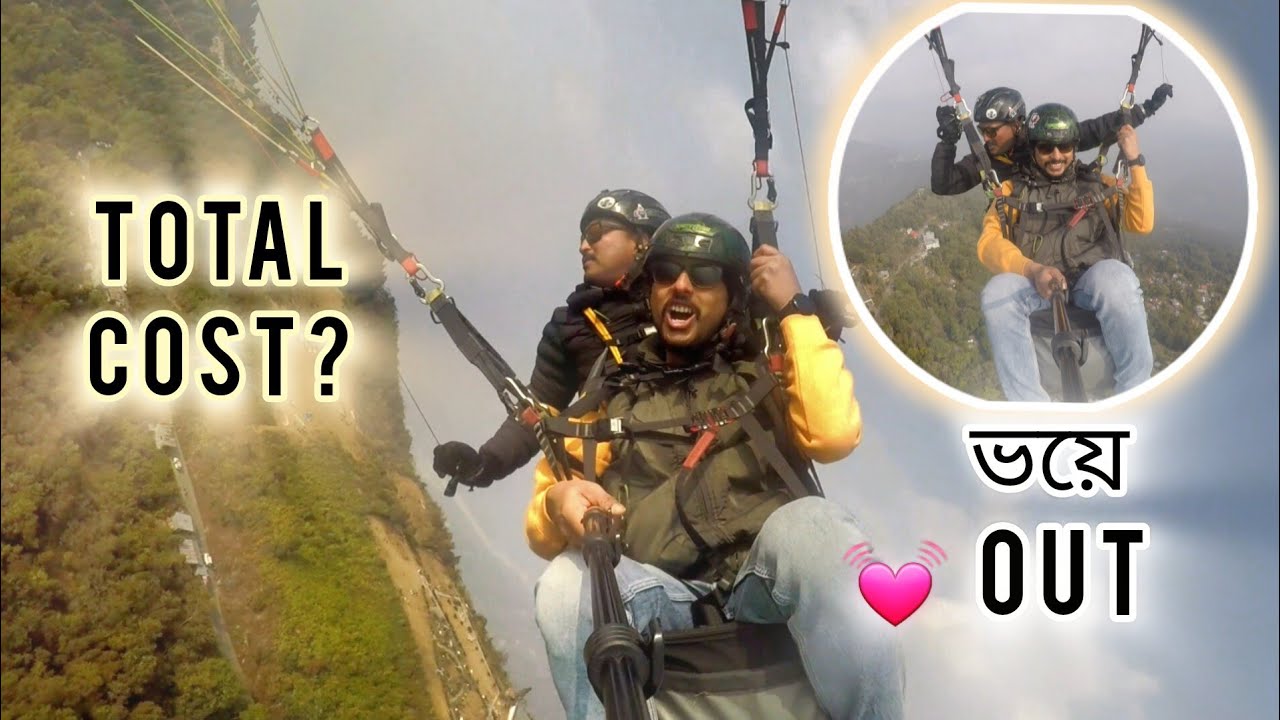 Paragliding Adventure in Delo, Kalimpong, West Bengal. Total cost| Detailed video. 4K #vlog 56