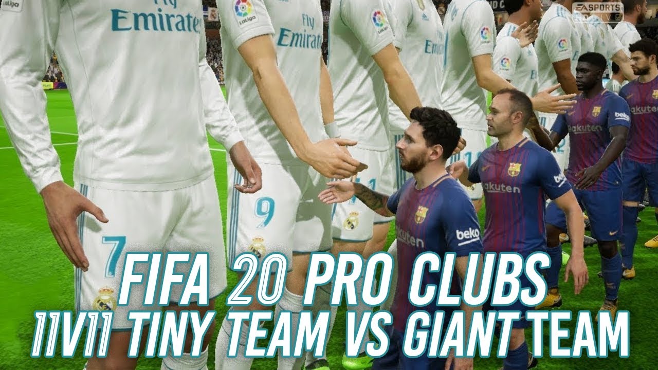 TALLEST Team vs SMALLEST Team | FIFA 20 11v11 Pro Clubs |