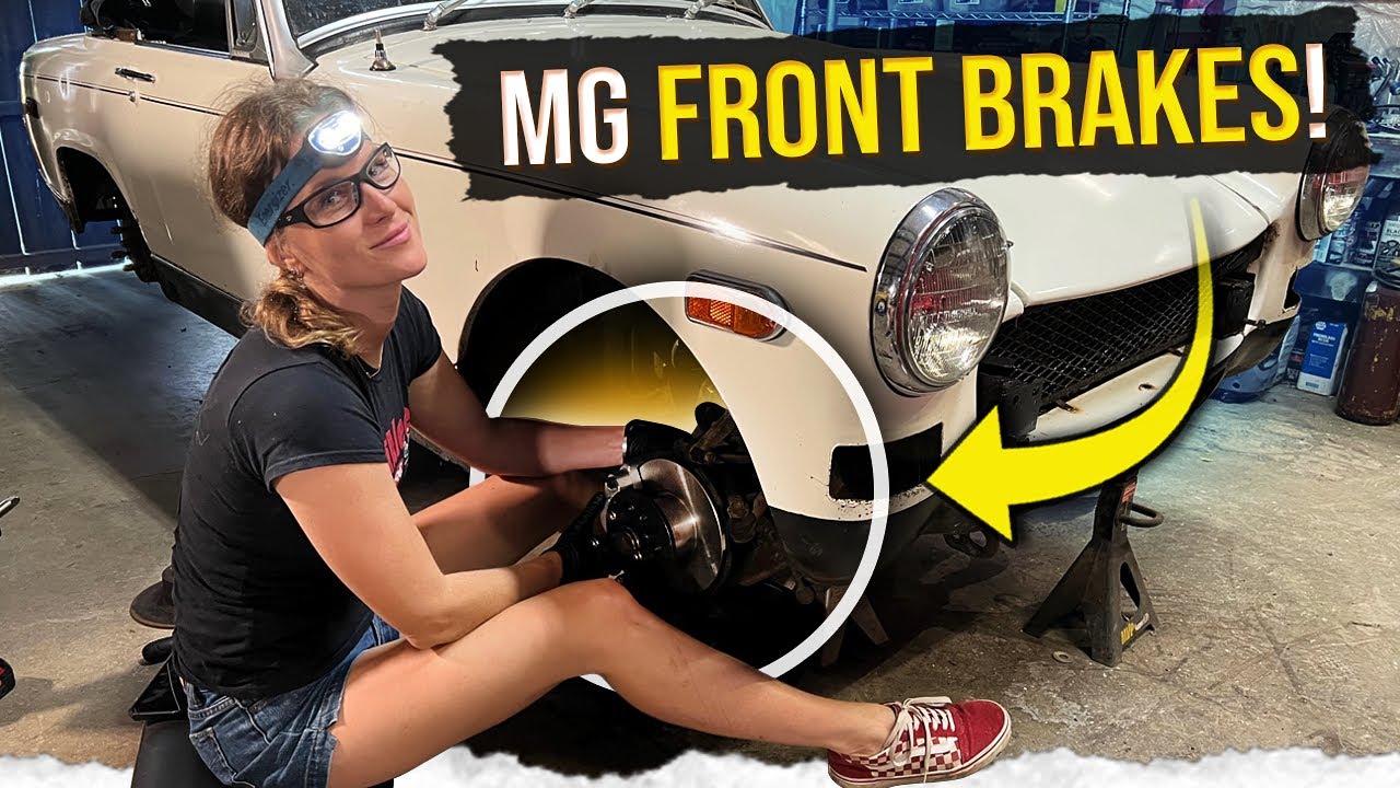 Front brakes on MG Midget & boat update!