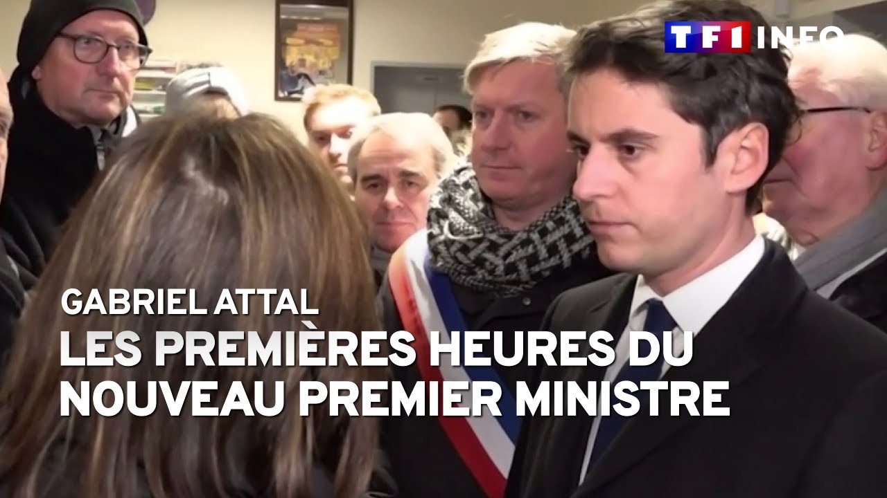 Gabriel Attal : ses premières heures à Matignon