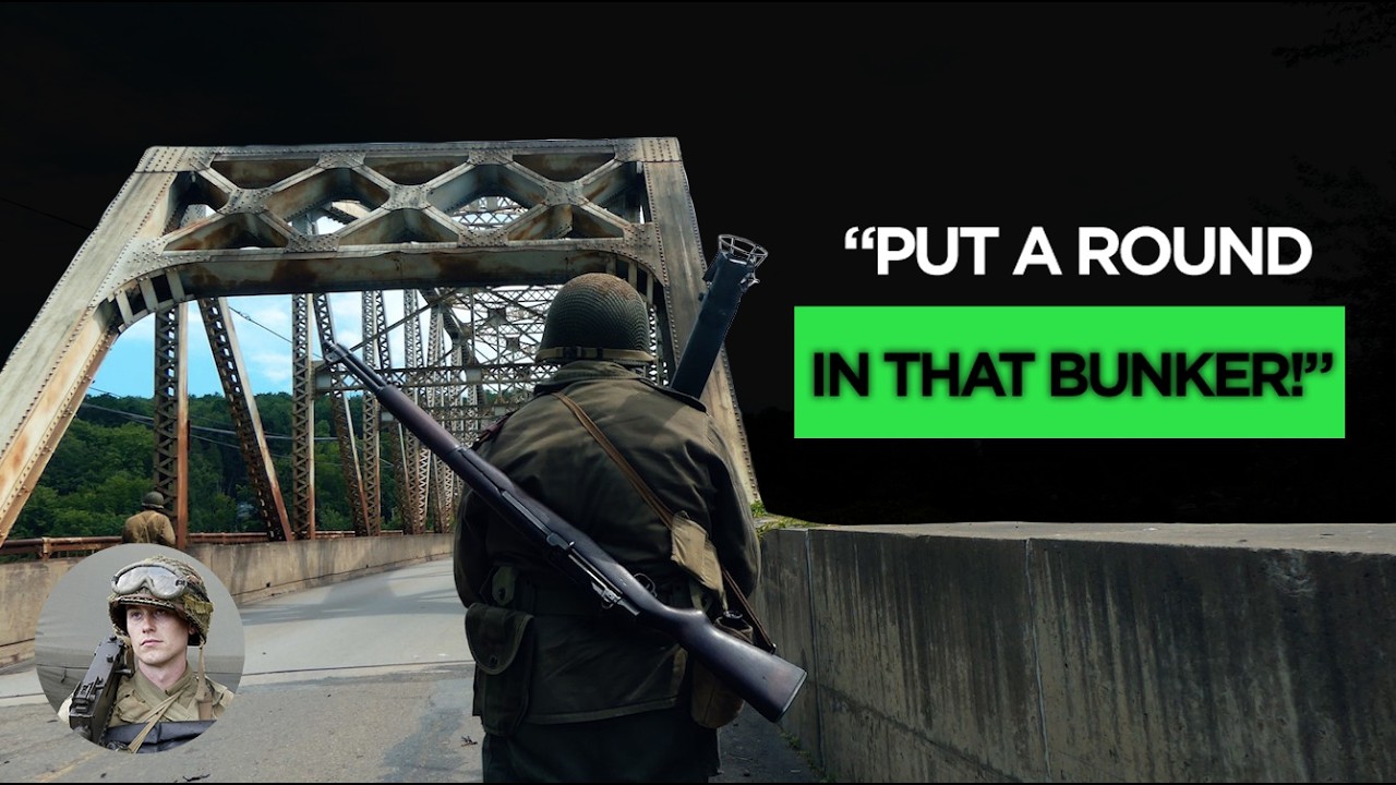 Intense WWII Combat Reenactment POV - Storming The Bridge at Remagen