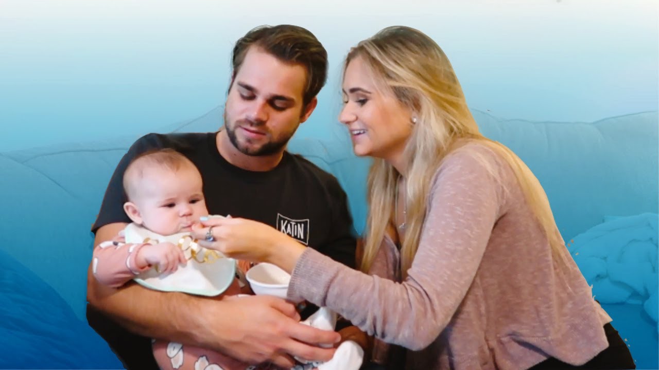 Baby tries food for the first time!! *BEST REACTION*
