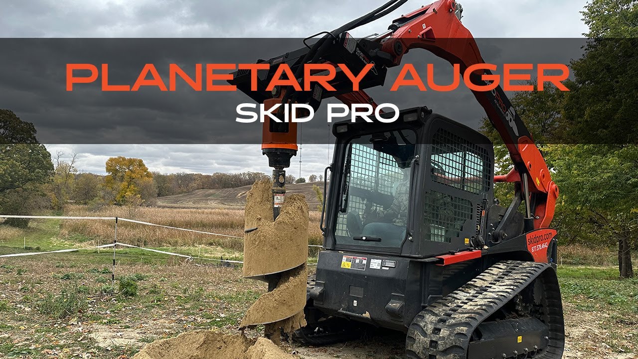 Skid Steer Earth Auger - Skid Pro