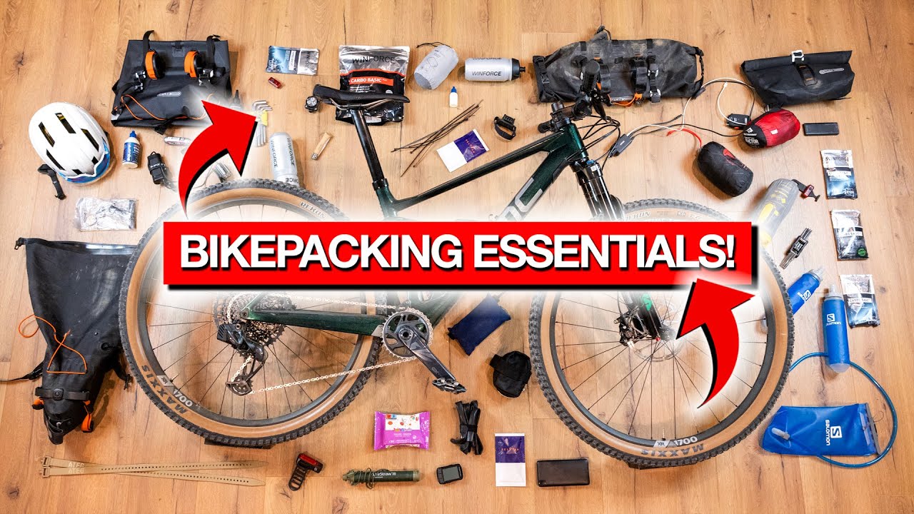 My COMPLETE Bikepacking Gear Setup. Bags, lights, tools, sleep system and must-have items.
