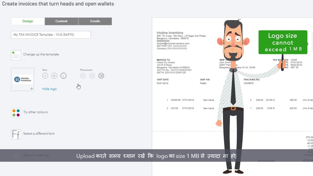 How to Customise an Invoice in QuickBooks