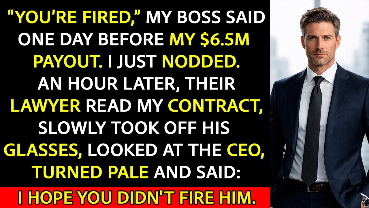 Fired One Day Before My $6.5M Payout &mdash; The Contract Clause They Ignored ⚖️