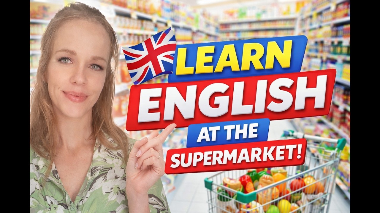Learn English at the Supermarket 🛒 | Real-Life Vocabulary & Phrases