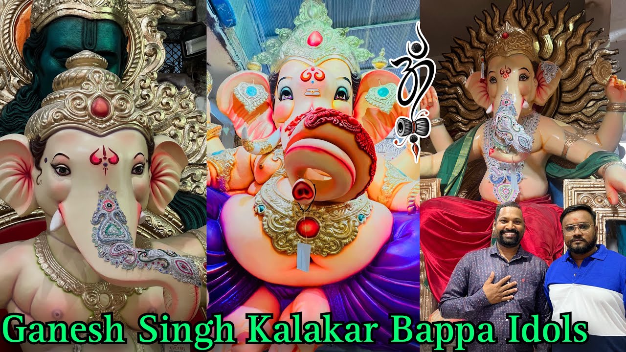 Ganesh Singh Kalakar Bappa Idols 2023 | Biggest Ganesha Idol of Dhoolpet | Special Ganpati Idols Hyd