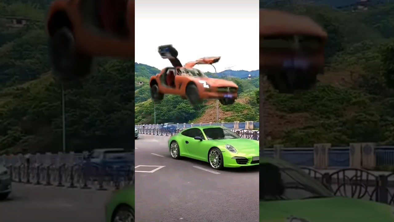 emergency rescue the traffic by flying car 🚗 | future technology | 3D Animation 