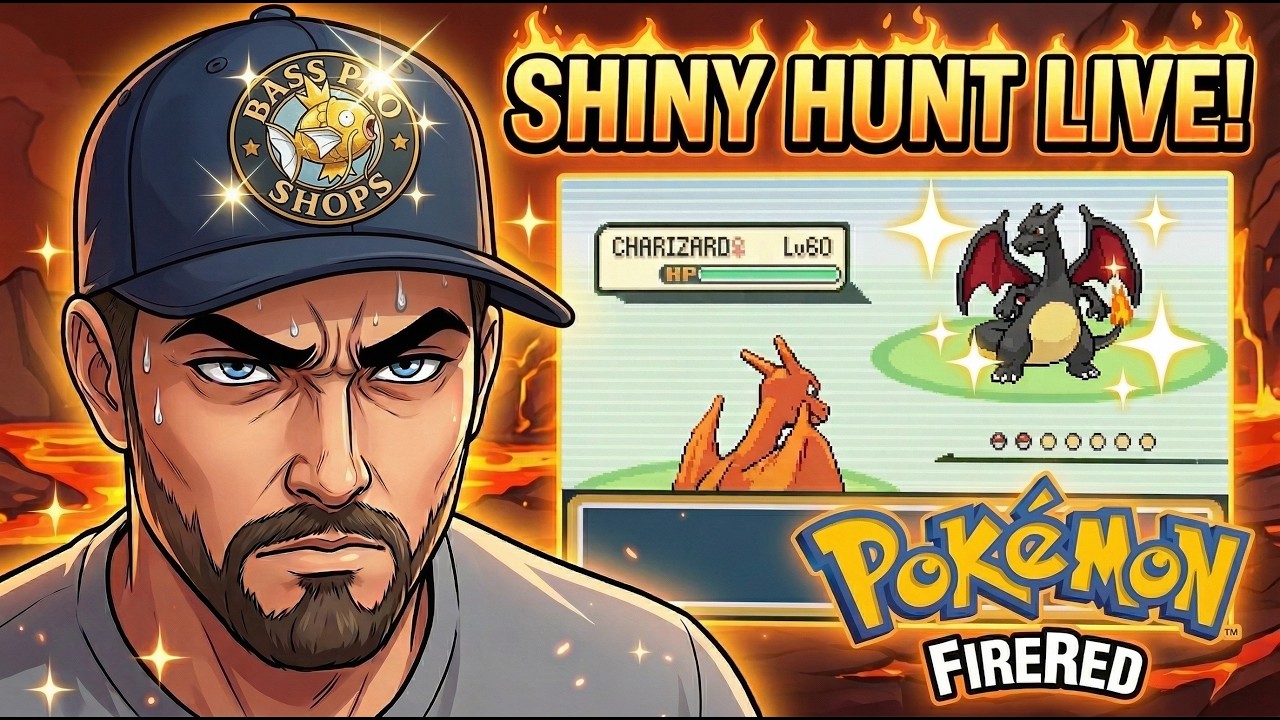 Pokemon Fire Red Shiny ONLY Hunting Magikarp