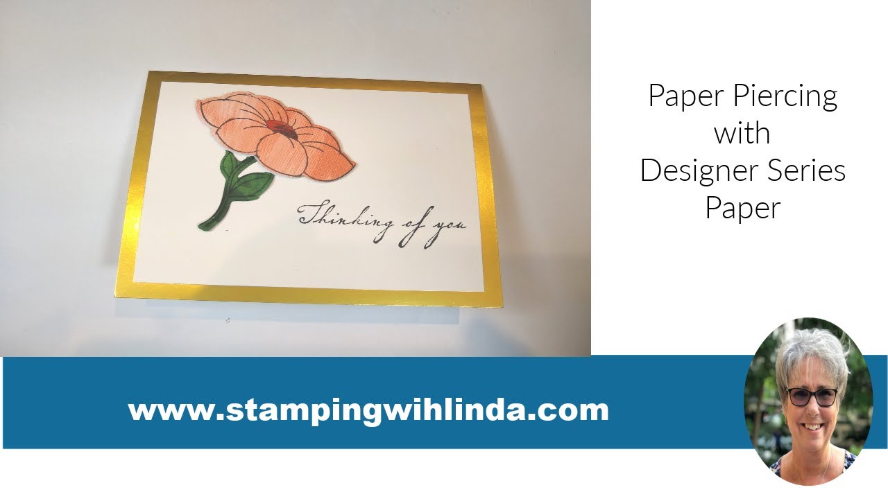 Paper Piercing With Designer Series Paper