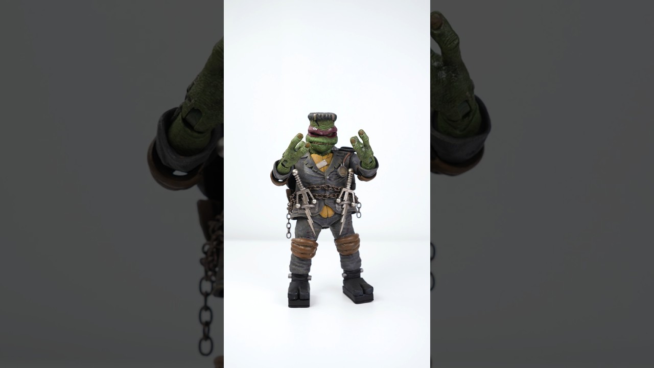 Toy Photography Challenge With the Frankenstein Raphael TMNT Action Figure