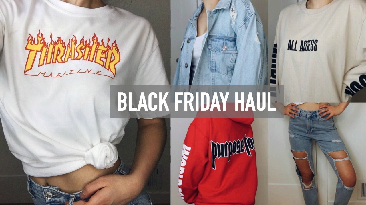 TRY-ON BLACK FRIDAY HAUL 2016!! (PacSun, Topshop, Urban Outfitters, + more!)| Mel Joy