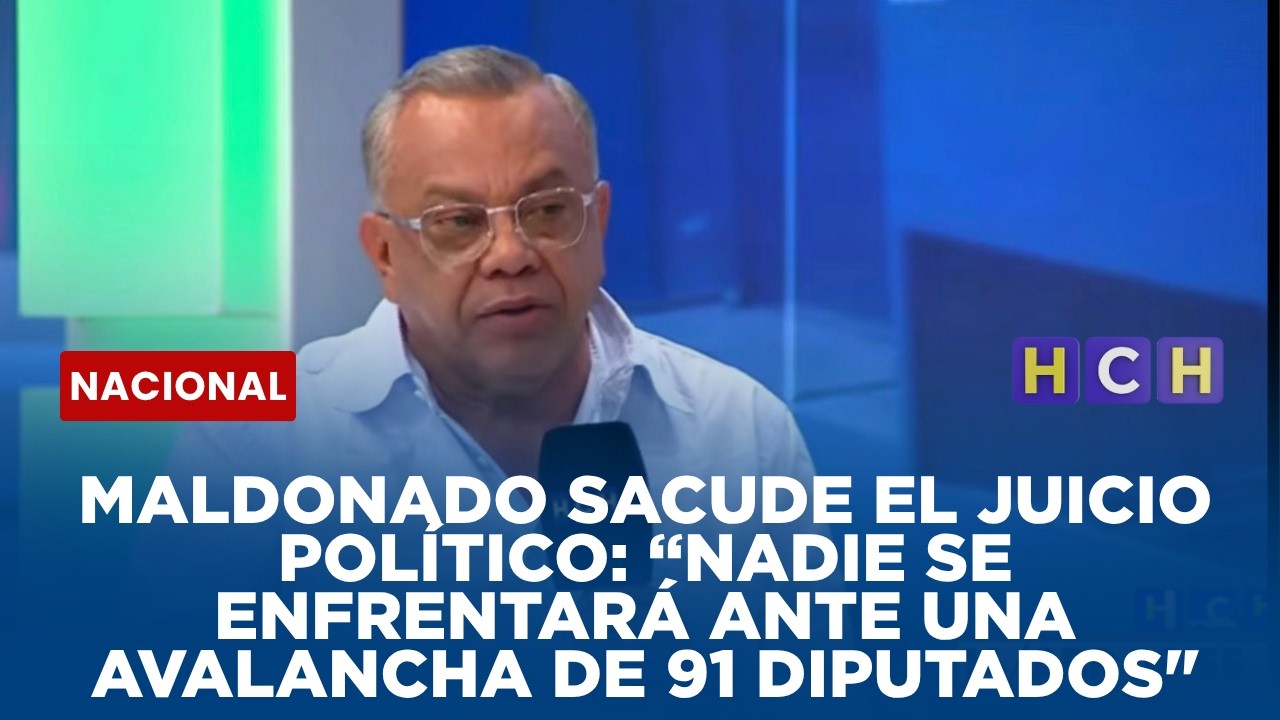 Maldonado sacude el juicio pol&iacute;tico: &ldquo;Nadie se enfrentar&aacute; ante una avalancha de 91 diputados
