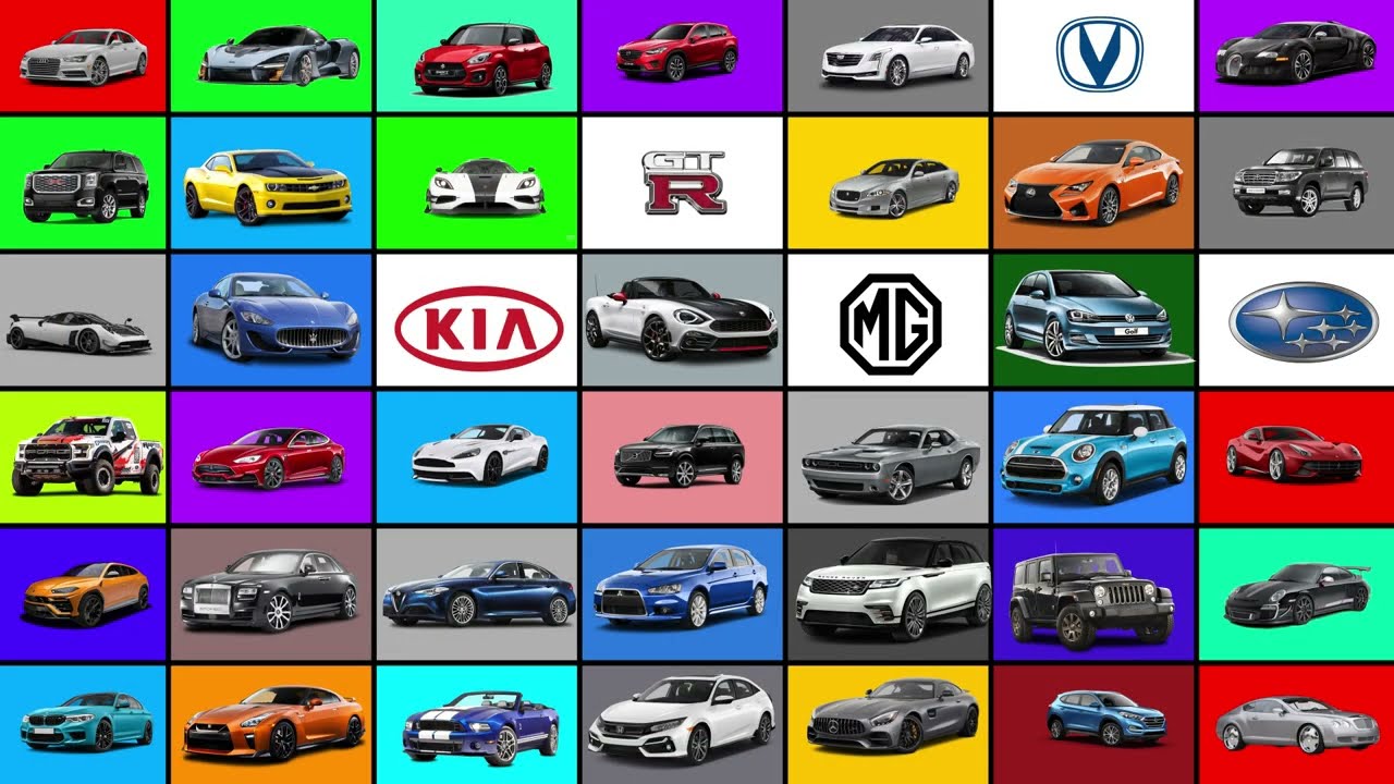 Famous Car Brands & Major Models