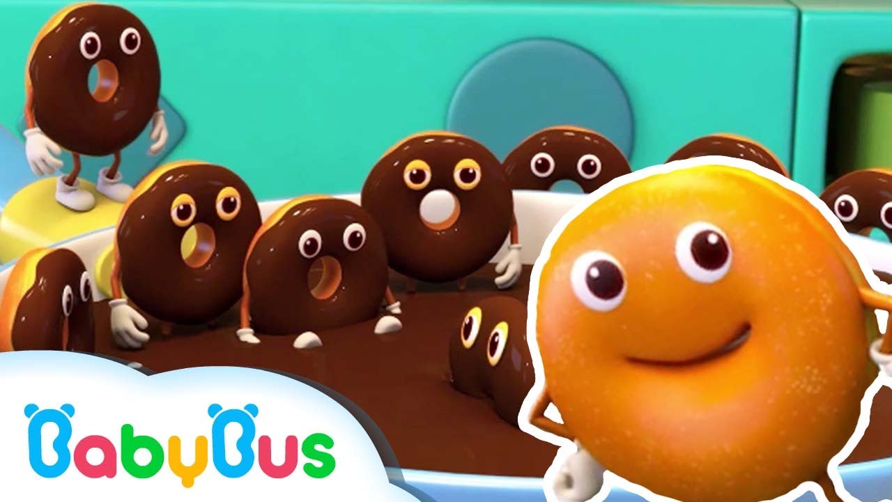 10 gogoși dansează 🍩 &Icirc;nvățăm să numărăm + ALTE C&acirc;ntece și Desene animate BabyBus