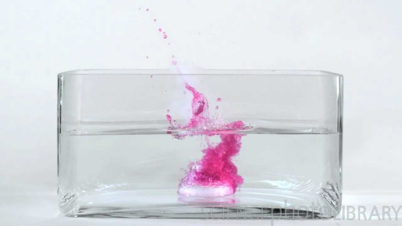 Caesium in water - why does it do this?!