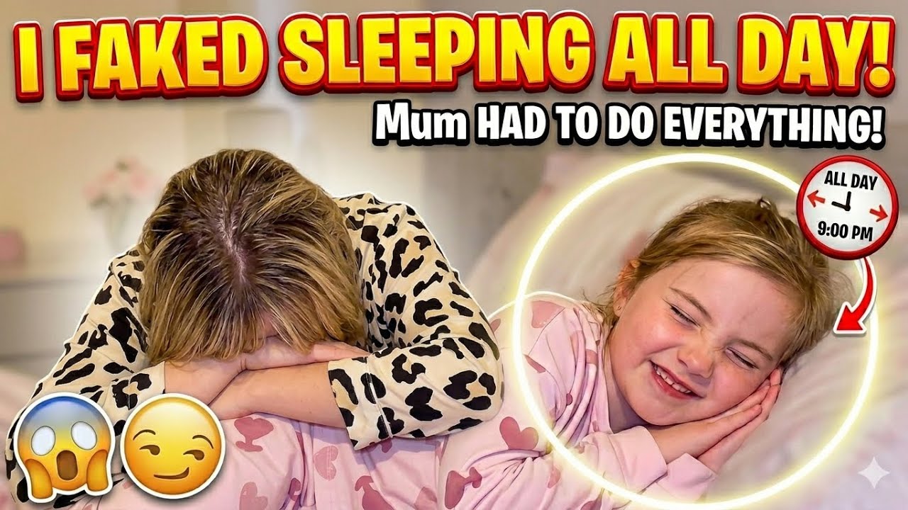 Pretending to sleep Prank on Mum