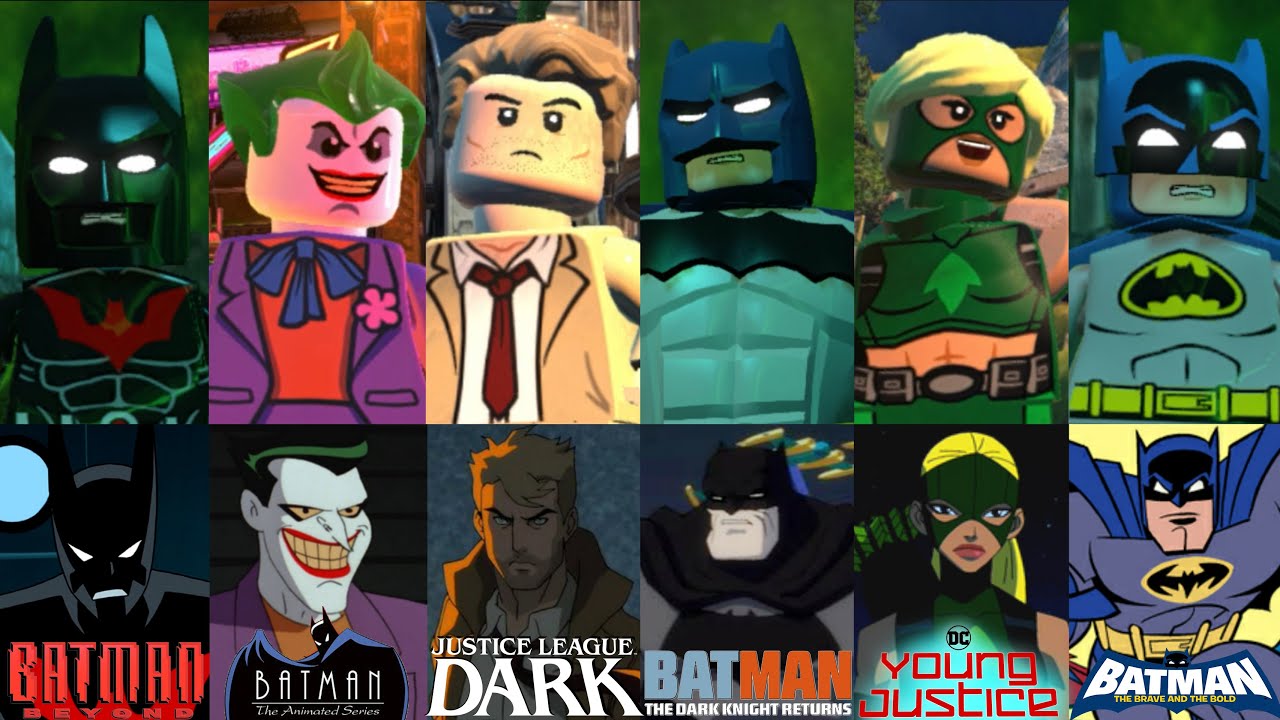 ALL Animated DC Characters in Lego Videogames!