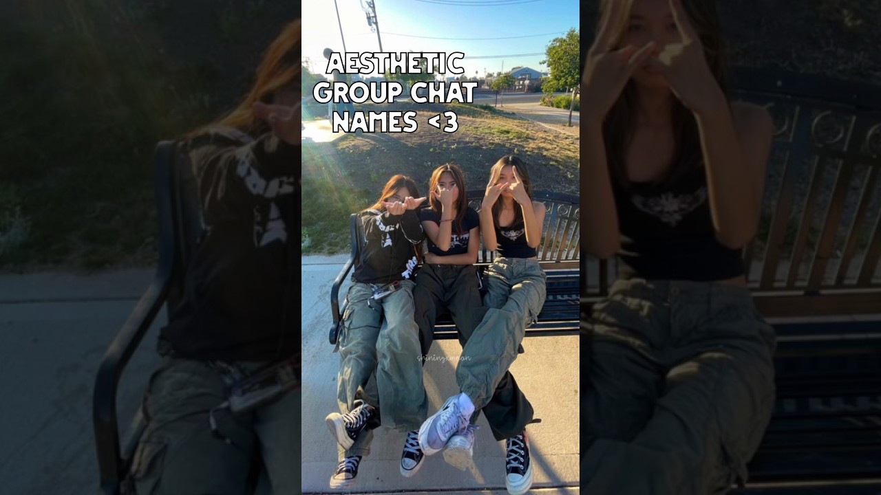 aesthetic group chat names✨🦋#aesthetic #trending #group #shorts💟🌷