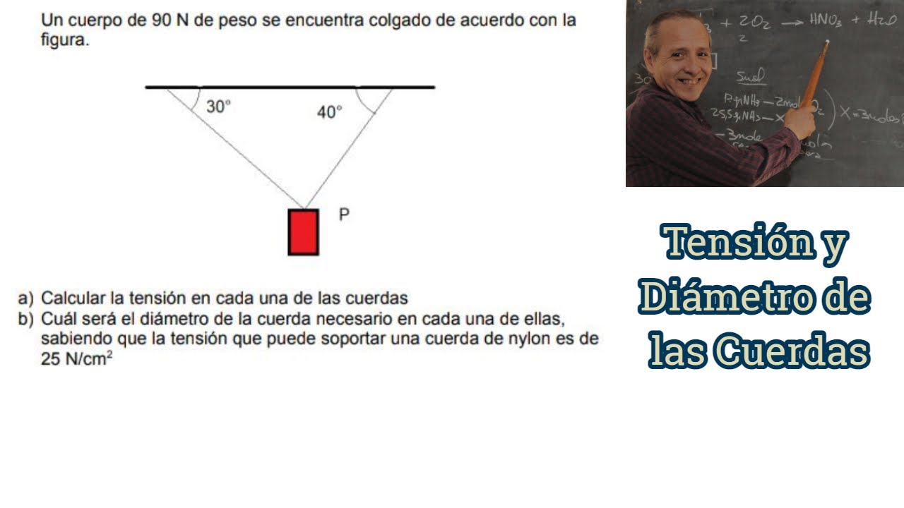 Cálculo de Tensión y Diámetro de Cuerdas
