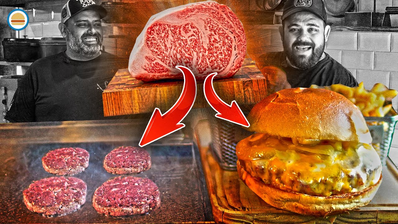 🤑🐂 HAMBÚRGUER DE WAGYU A5 - BATE-PAPO COM BATATA COM ANDRÉ DA LGR | Hambúrguer Perfeito