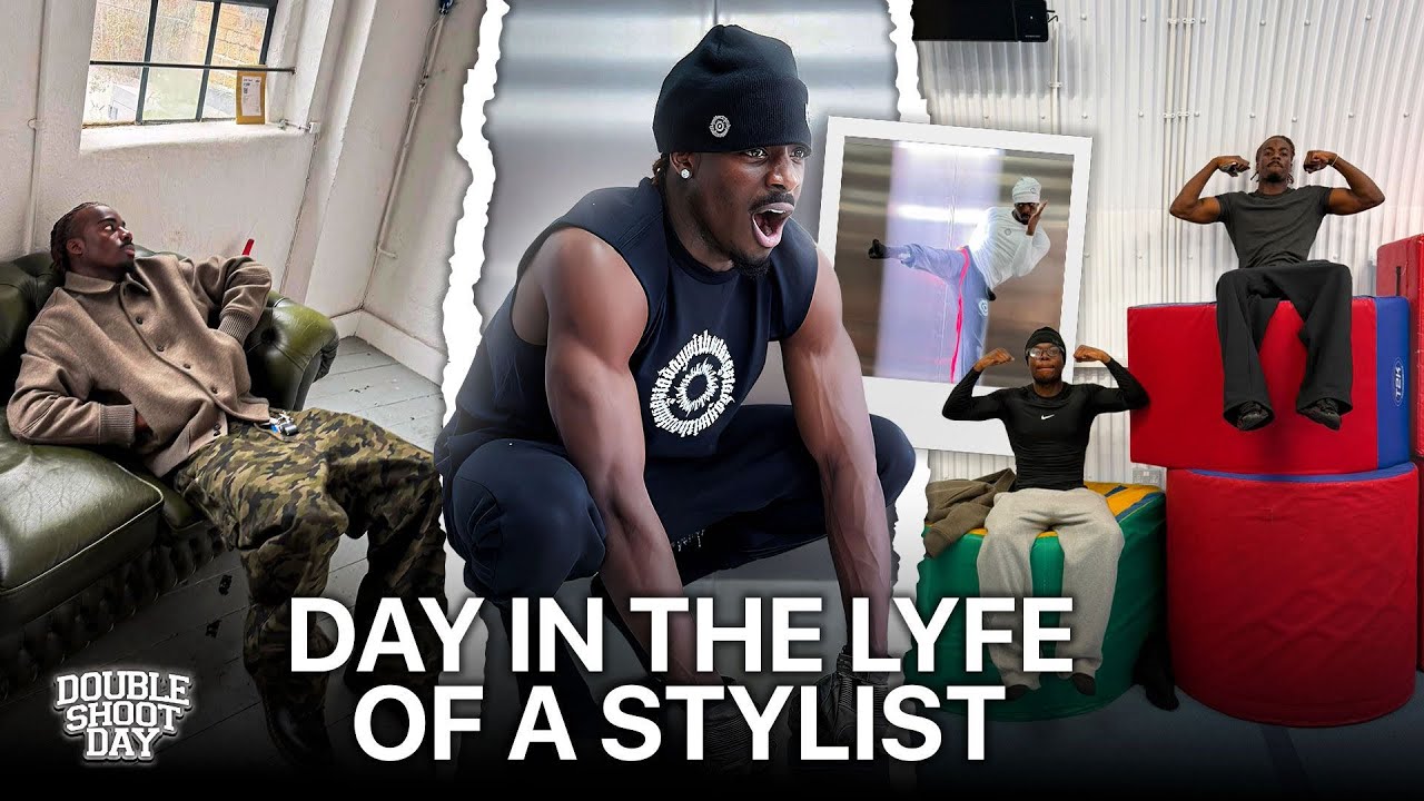 Day In The Lyfe Of A Stylist - Styling Timmy Abraham & Learning how to backflip