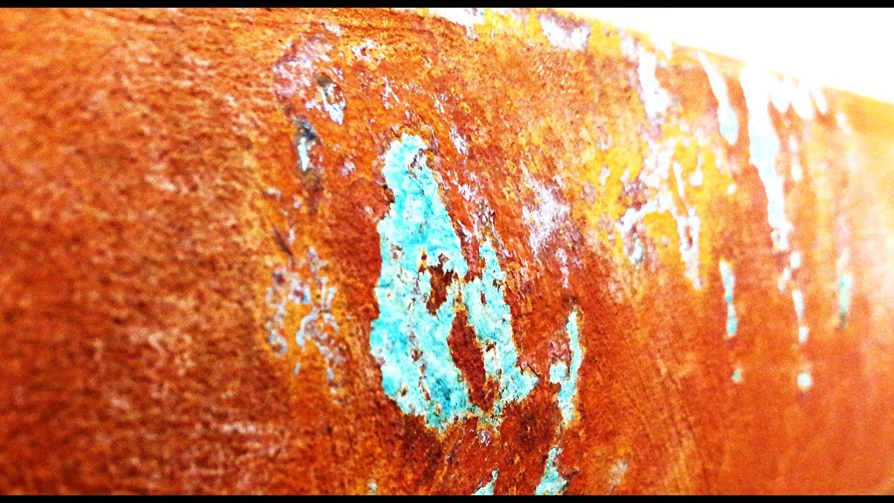 Rost streichen - rostige Wand - rostige Wände - Valpaint Klondike Ferro