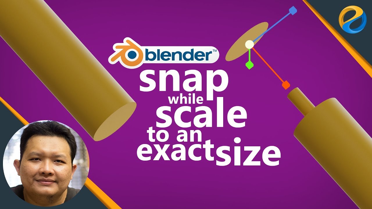 How to snap while scale to an exact size in Blender