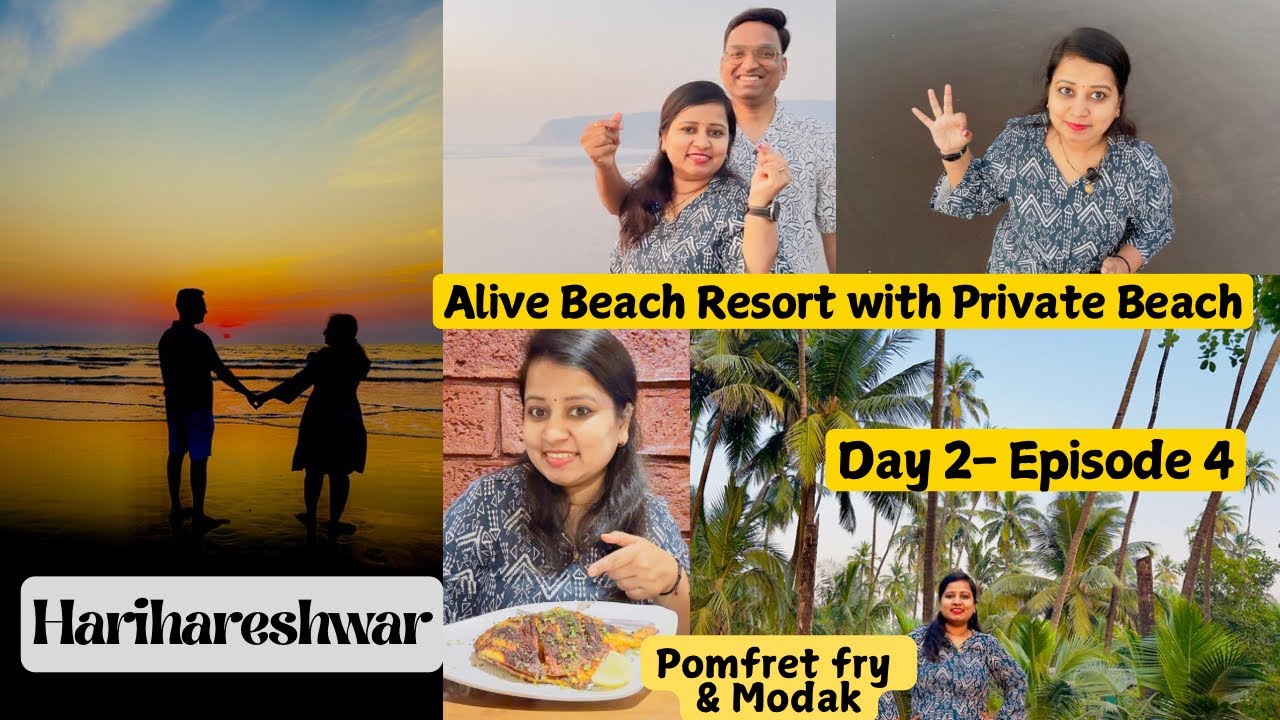 OTR78 Enjoying Private beach Staycation Alive Beach Resort in Harihareshwar@OverTheRainbowByNilam