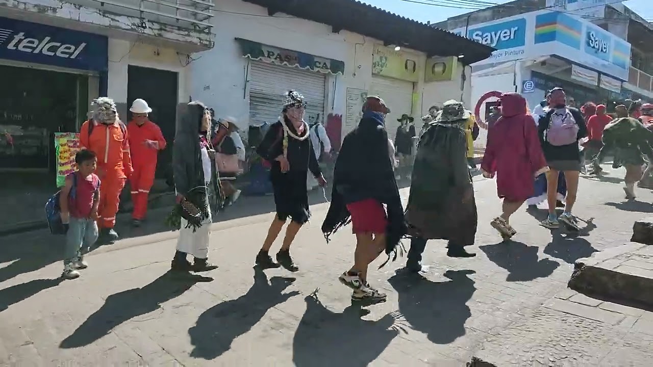 Así iniciamos el gran carnaval 2026 en huauchinango Pue, Puro cotón blanco directamente de cuaxicala