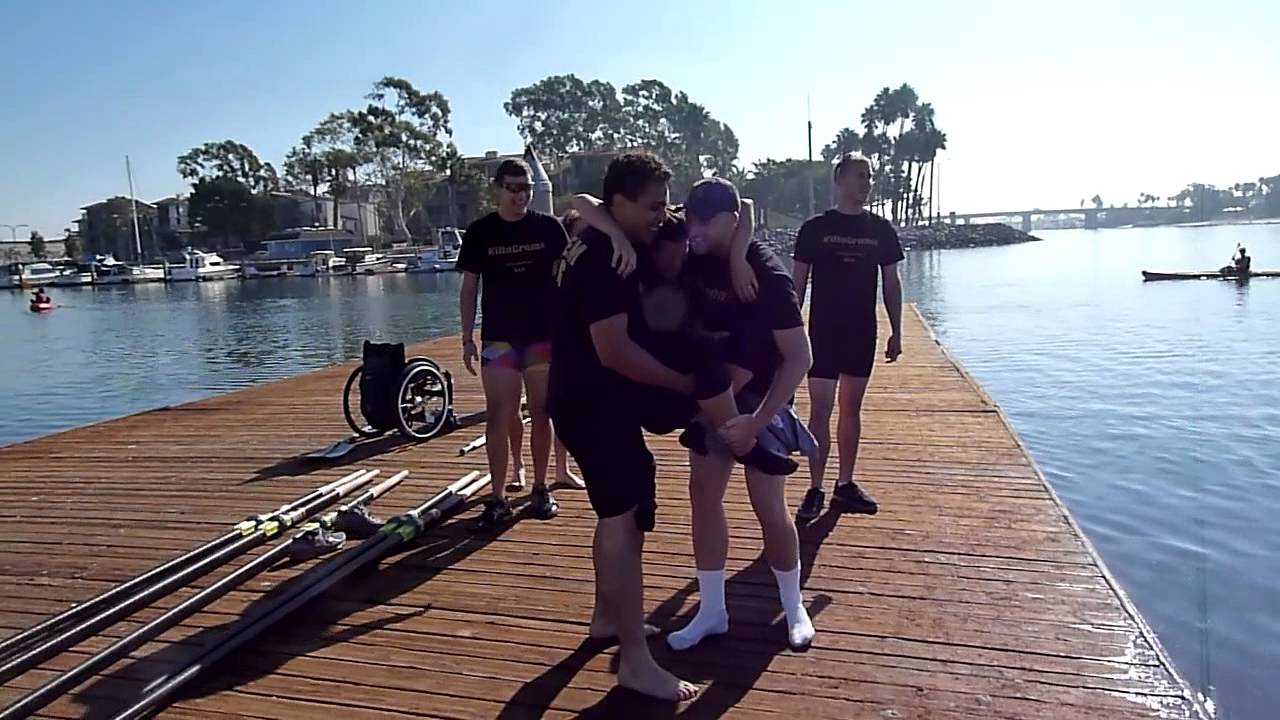 Long Beach Fall Invite Regatta - Team KG's Jackie goes in