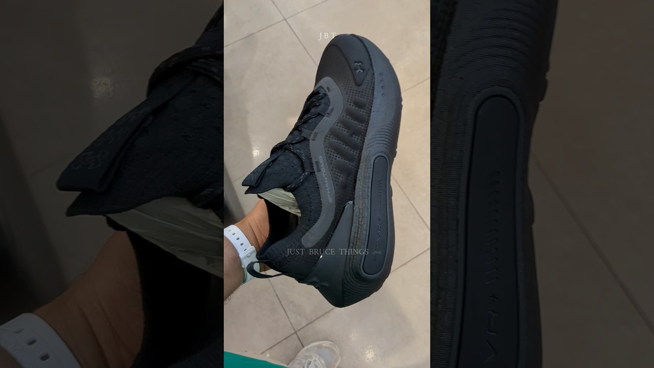 Under Armour Phantom 4 Black Shoes #youtubeshorts