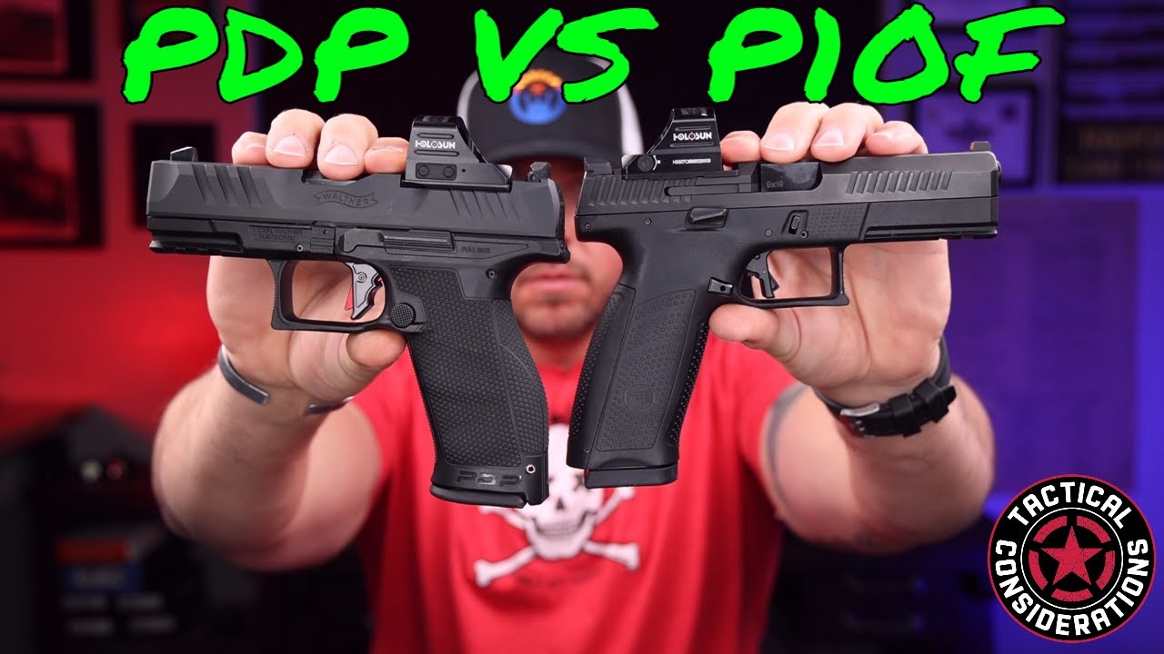 Walther PDP против CZ P10F: тут нет простых выборов. Полноразмерные монстры.