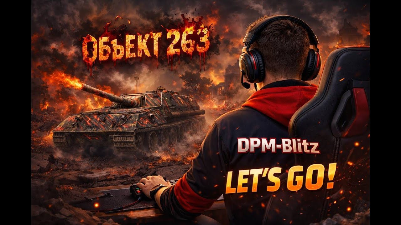 💥Объект 263💥Лютая ПТ💥Wot Blitz🎥