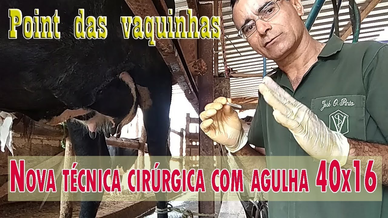 Nova técnica cirúrgica com agulha 40x16