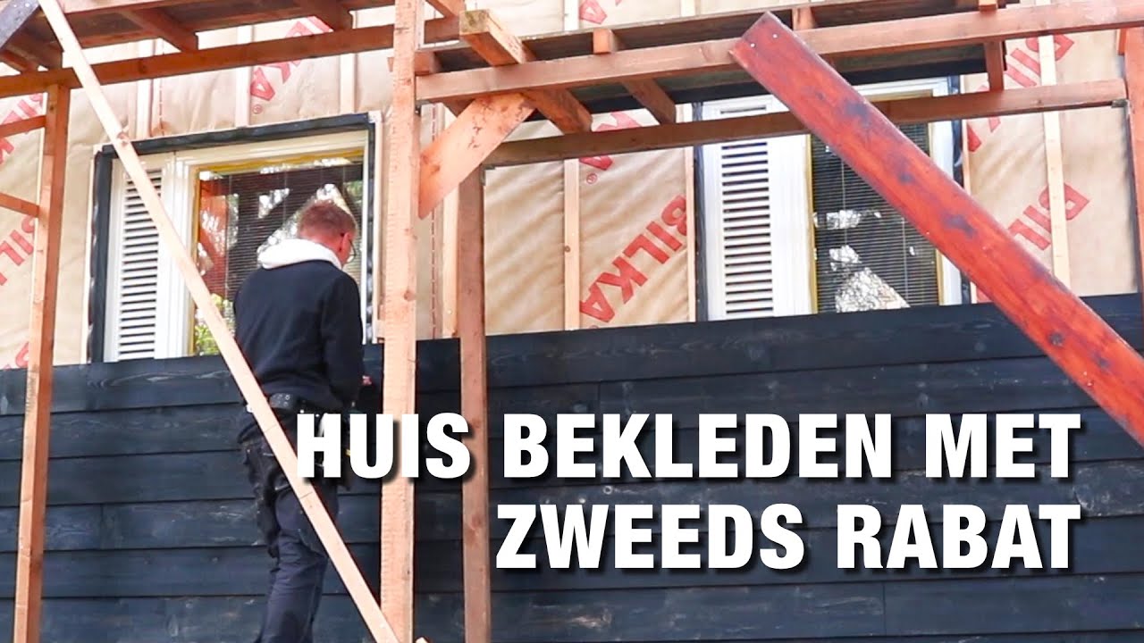 Huis bekleden met Zweeds rabbat