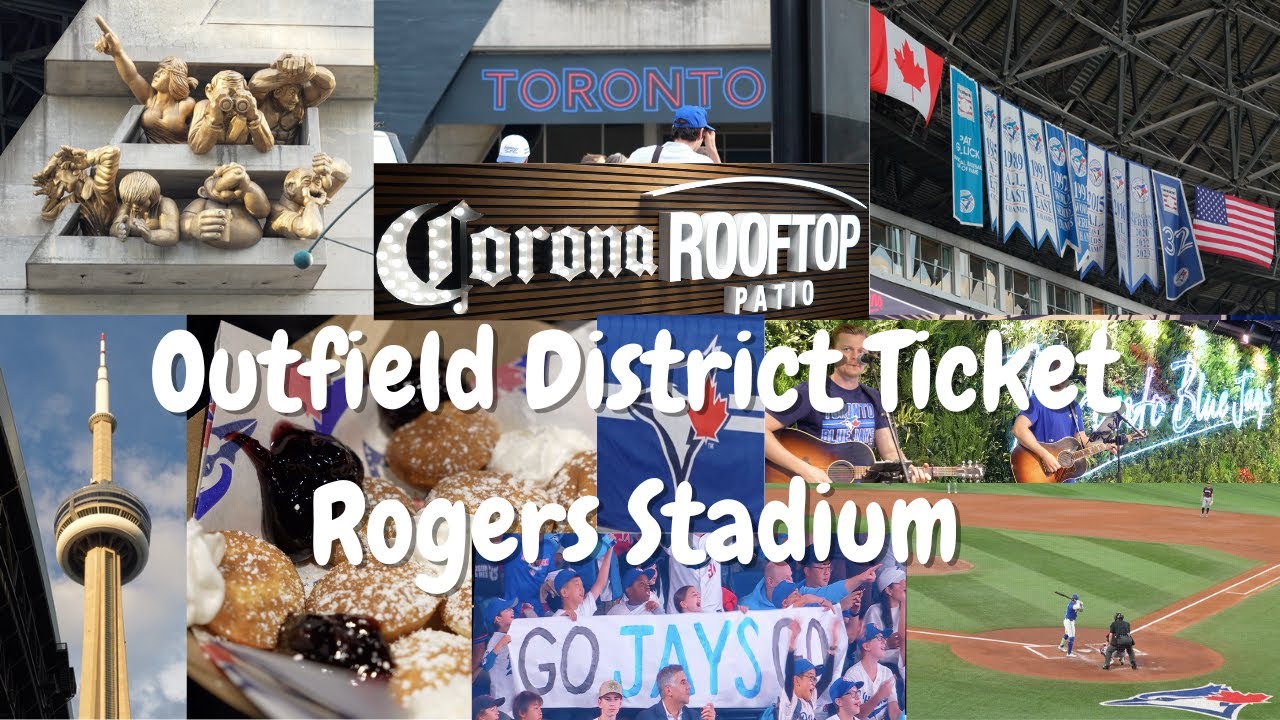 Toronto Blue Jays Outfield District Ticket Experience | #explore #travel #event #game #toronto 