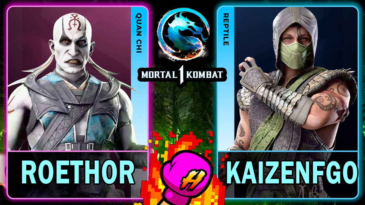 MK1 Roethor (QUAN CHI) VS KaizenFGO (REPTILE)🥊Mortal Komat 1🥊4K 60ᶠᵖˢ