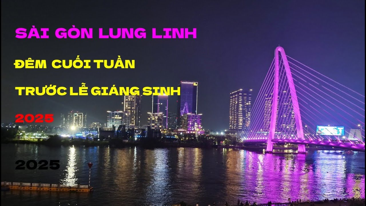 SẮC MÀU MỌI MIỀN  Ấn tượng sắc màu đường phố Sài Gòn đêm cuối tuần
