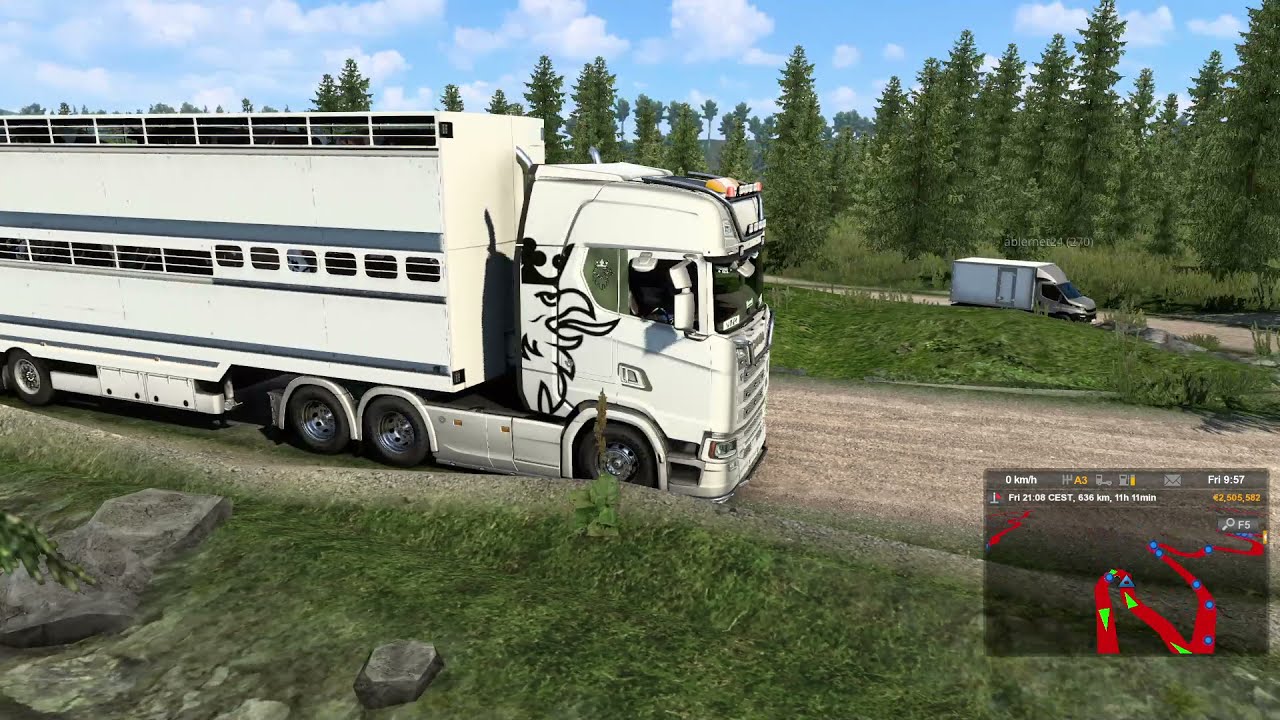 Kirkenes Quarry to Ivalo [TruckersMP] [Promods] [Euro Truck Simulator 2]