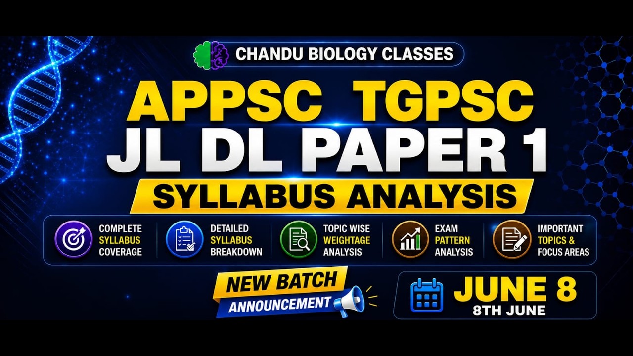 APPSC TGPSC JL DL АНАЛИЗ ПРОГРАММЫ ЭКЗАМЕНАЦИОННОГО ПЛАНА 1