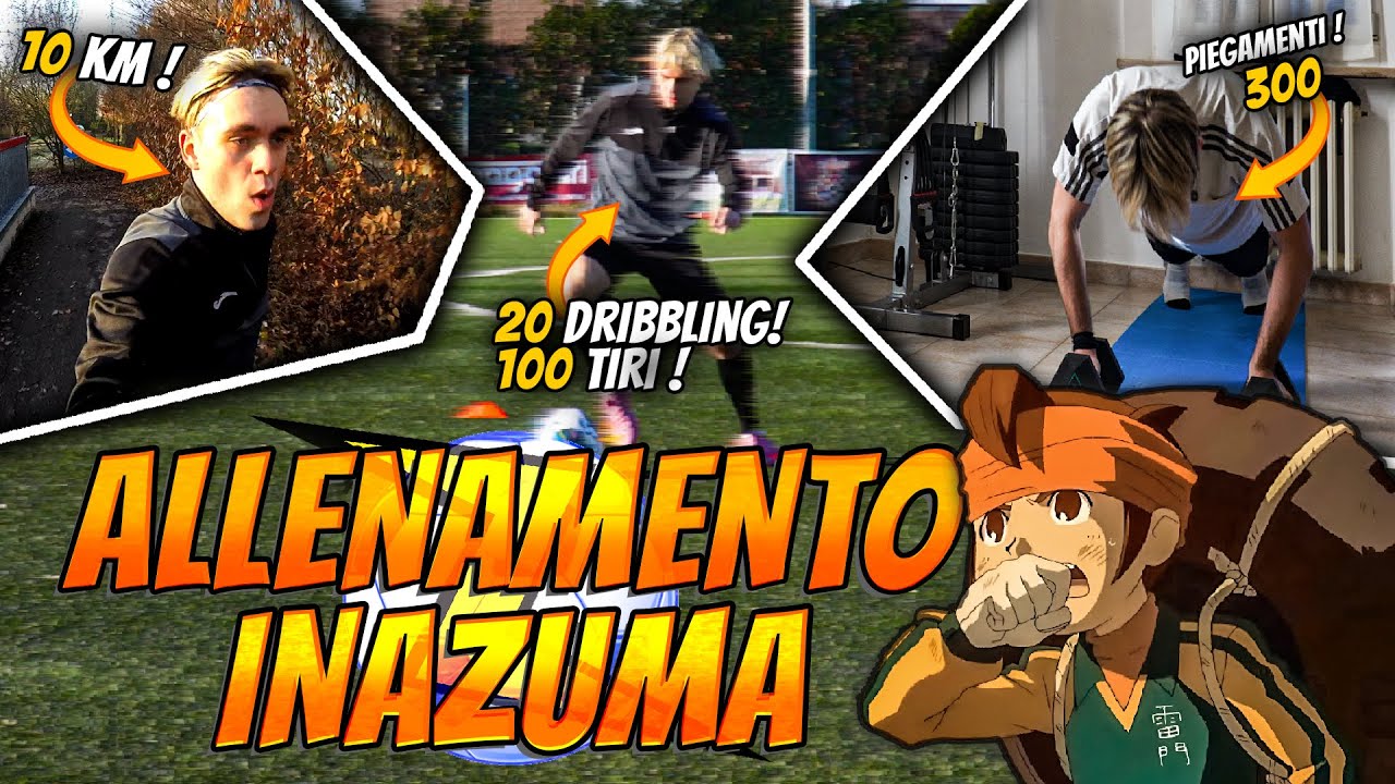  ALLENAMENTO di INAZUMA ELEVEN nella VITA REALE? 😱⚽️ 