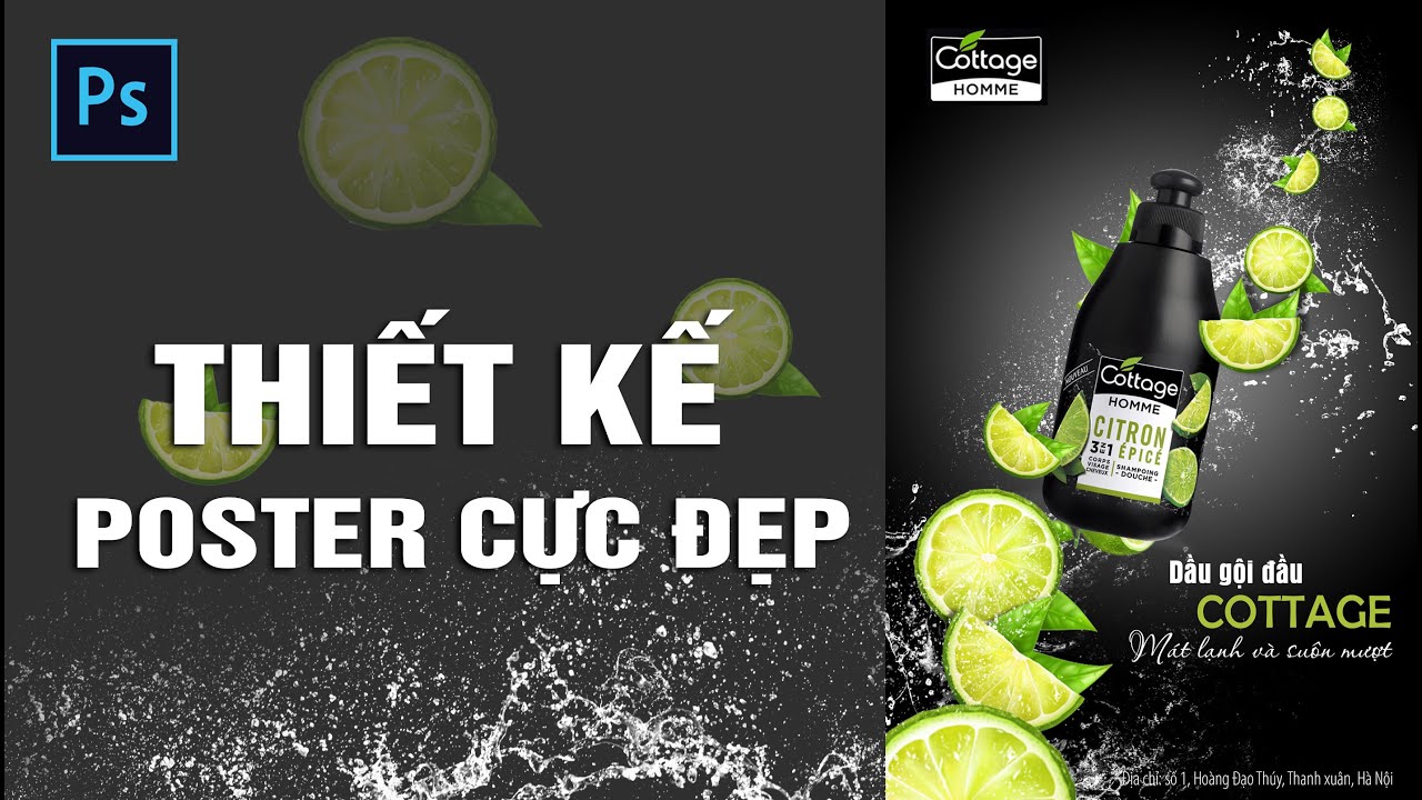 Học thiết kế poster trong photoshop, hướng dẫn thiết kế poster đẹp | Tutorial Photoshop