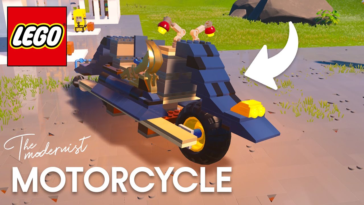 Fortnite Lego: How to Build a Motorcycle!