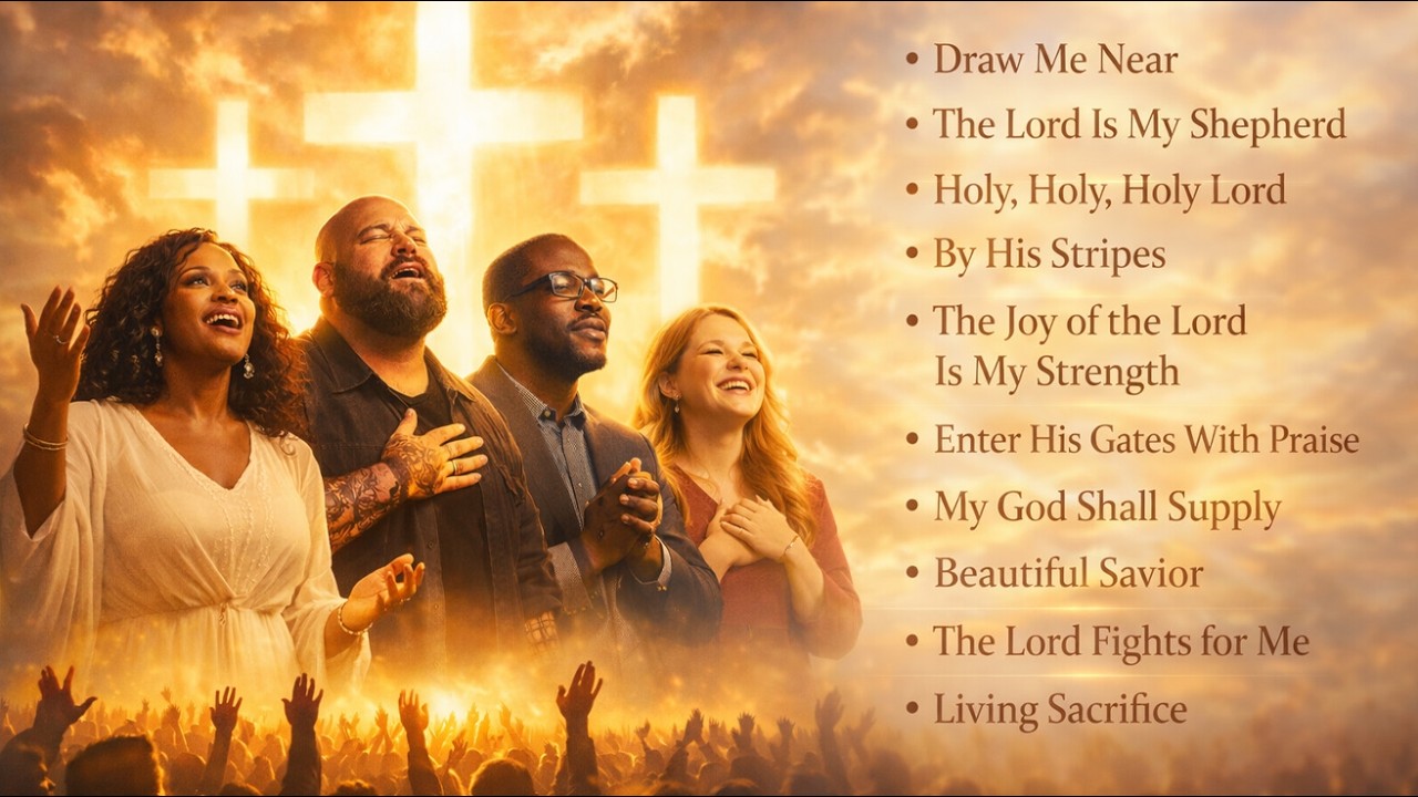 NONSTOP GOSPEL WORSHIP 🎶 Holy, Holy, Holy Lord | Living Sacrifice | Powerful Praise & Revival