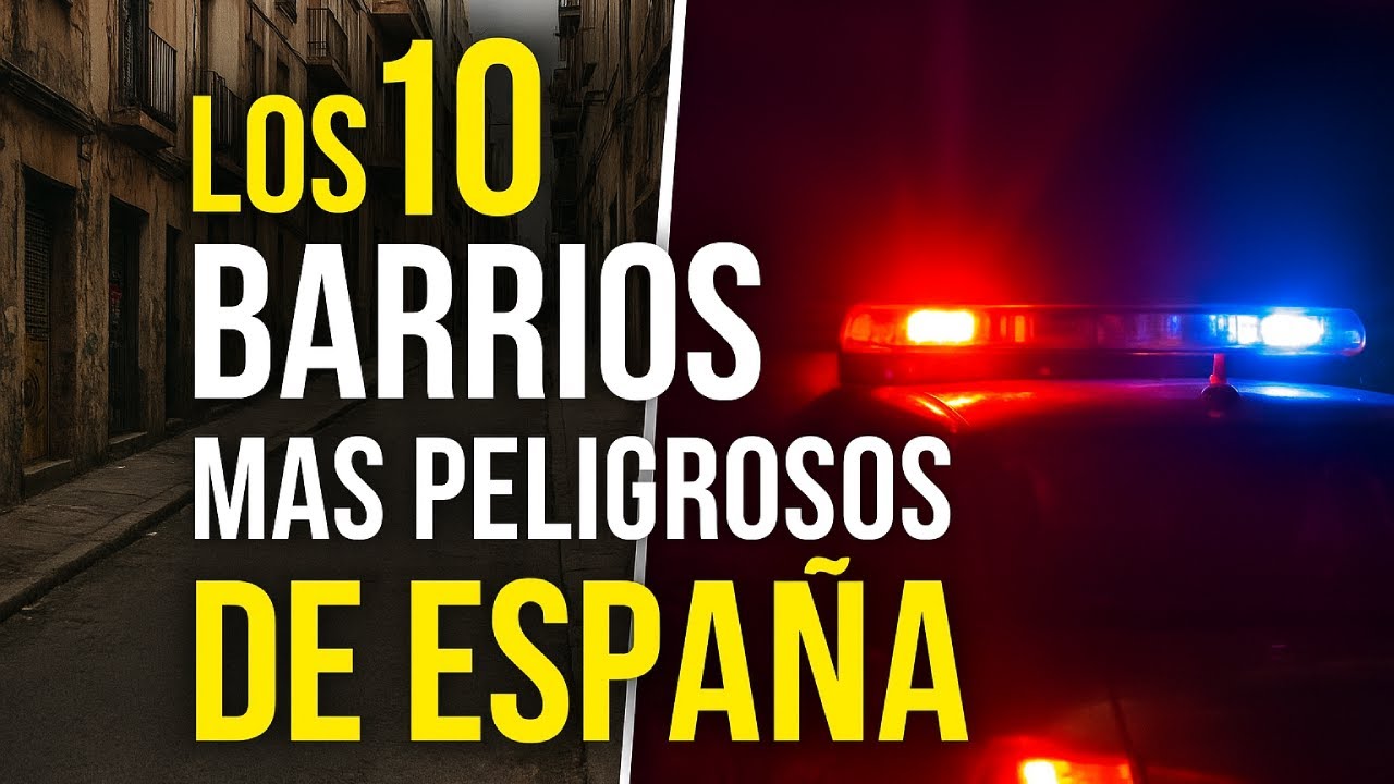Los 10 BARRIOS MÁS PELIGROSOS de España 🚨💀 (dan MIEDO de verdad)
