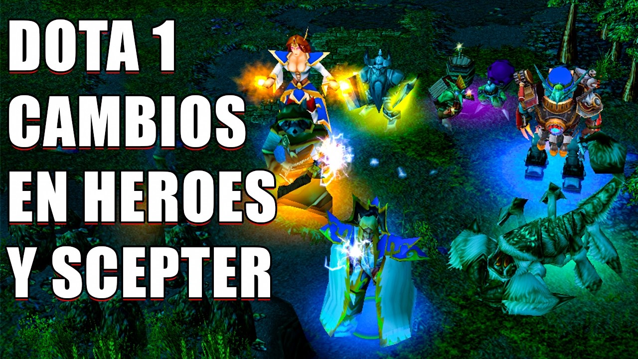 DOTA 1 NUEVO MAPA - CAMBIOS EN LOS HEROES, TALENTOS Y EN SU CETRO AZUL 2025 PARTE 1