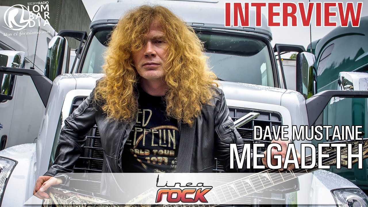 MEGADETH - Dave Mustaine Gods of Metal 2016 interview@Linea Rock by Barbara Caserta