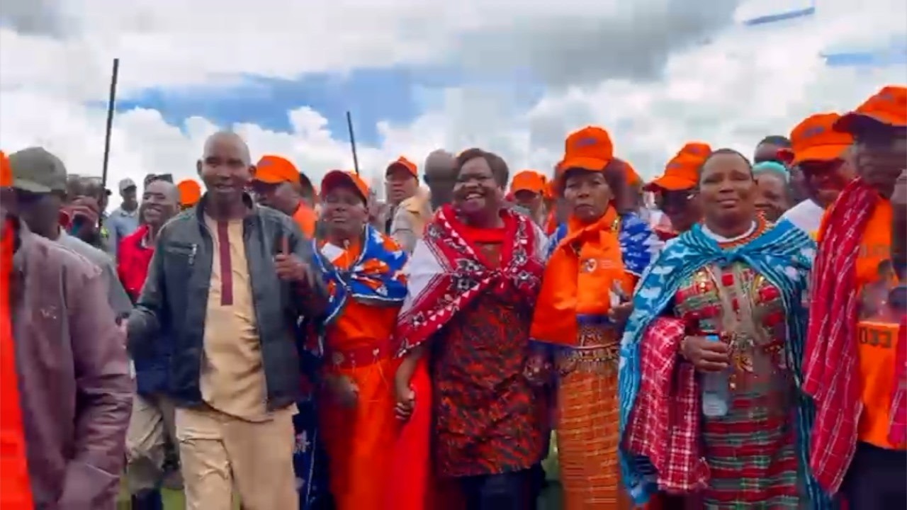 ROYAL Reception: WATCH Ledama, Wanga, Junet and ODM HEAVYWEIGHTS Arrive In Narok Linda Ground Rally